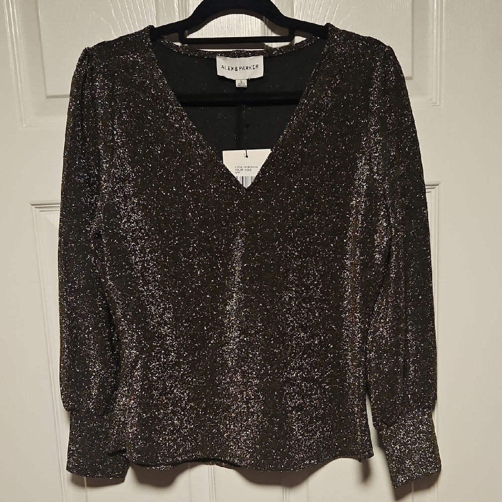 Alex & Parker Glittery Top